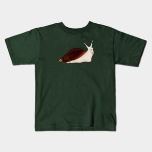 Giant African Land Snail, Achatina fulica, jade Kids T-Shirt